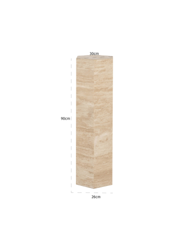 Vespin zuil beige