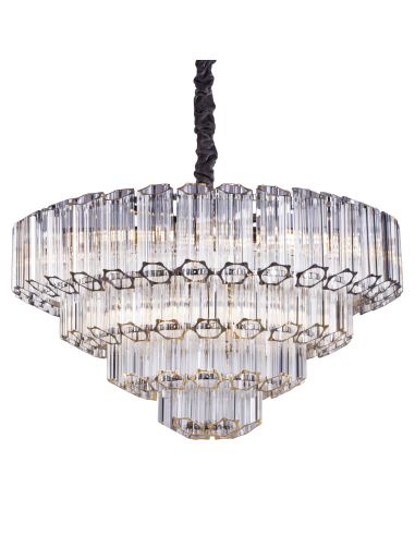 Bece chrome chandelier