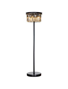 Lampe sur pied noir DAGMAR | Mobilier Loft Attitude
