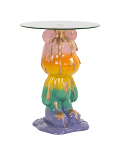 Multicolore bijzettafel EBBA | Decoratie Loft Attitude