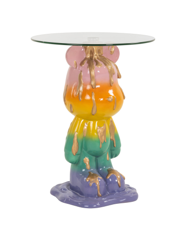 Multicolore bijzettafel EBBA | Decoratie Loft Attitude