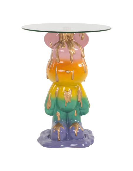 Multicolore bijzettafel EBBA | Decoratie Loft Attitude