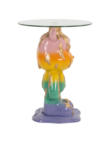 Multicolore bijzettafel EBBA | Decoratie Loft Attitude