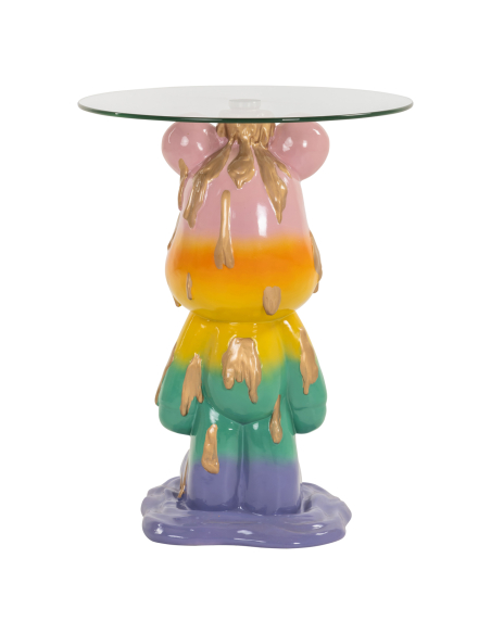 Multicolore bijzettafel EBBA | Decoratie Loft Attitude