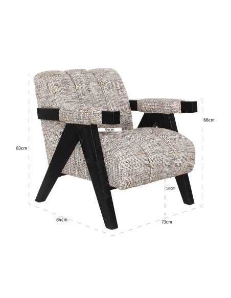 Sillón lounge natural Trendy CLOVER | Loft Attitude