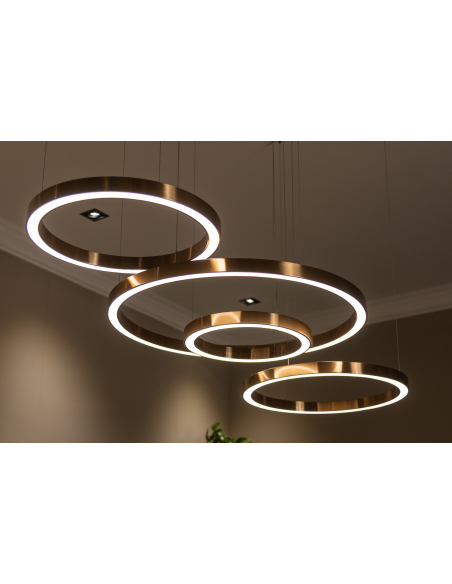Brushed gold chandelier LILOU | Furniture Loft Attitude