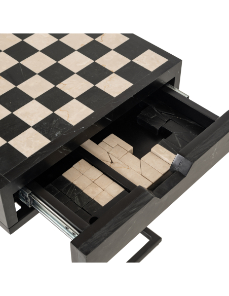 Black side table DAVOS | Furniture Loft Attitude