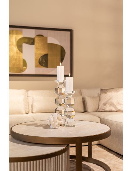 Set aus 2 Couchtischen weiß TIVOLI | Loft Attitude