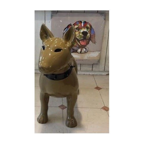 Statua Bull Terrier kaki nero collana By-Rod - 3
