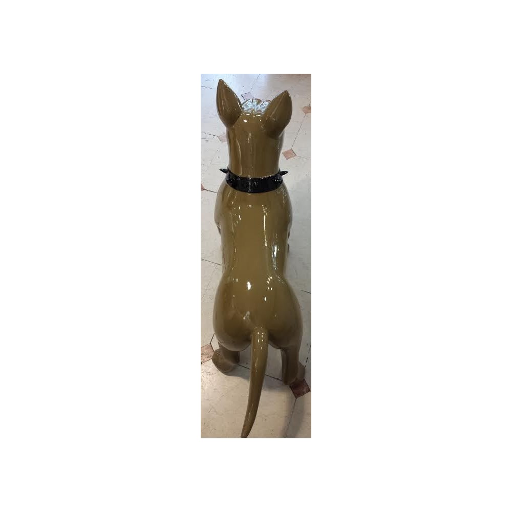 Statua Bull Terrier kaki nero collana By-Rod - 4