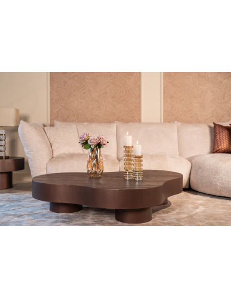 Set van 2 salontafels brons BOGOR | Loft Attitude