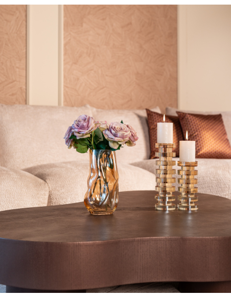2er-Set Couchtische Bronze BOGOR | Loft Attitude