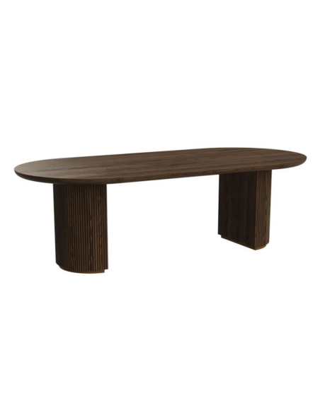 Eettafel bruin 280 KINGSTON | Deco Loft Attitude