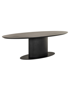 Donkere koffiekleurige eettafel 240 GORDON | Loft Attitude