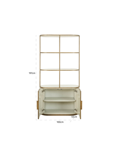 Vitrine wit TIVOLI | Designmeubels Loft Attitude