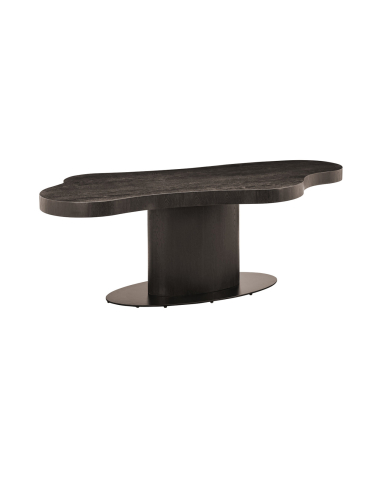 Mesa de jantar castanho-escuro 225 BOGOR | Loft Attitude