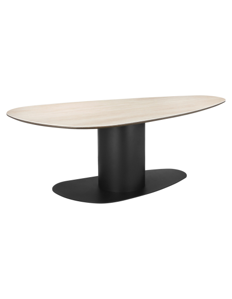 Mesa de jantar preta RITZ | Mobiliário Loft Attitude
