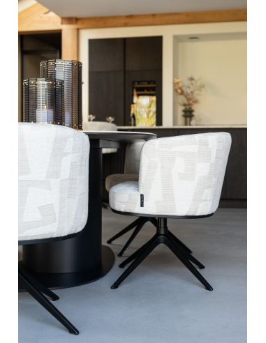 Mesa de comedor negra RITZ | Mobiliario Loft Attitude