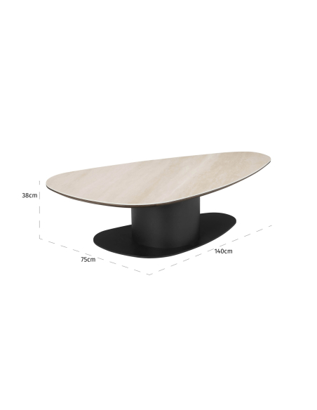 Zwarte salontafel RITZ | Designmeubelen Loft Attitude
