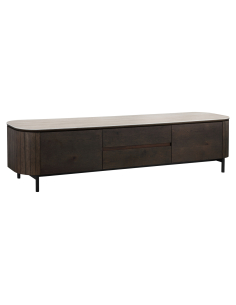 Mueble TV marrón RITZ | Mobiliario de diseño Loft Attitude