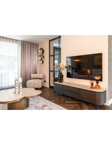 Brown RITZ TV unit | Designer Furniture Loft Attitude