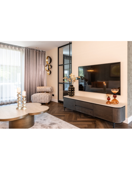 Brown RITZ TV unit | Designer Furniture Loft Attitude