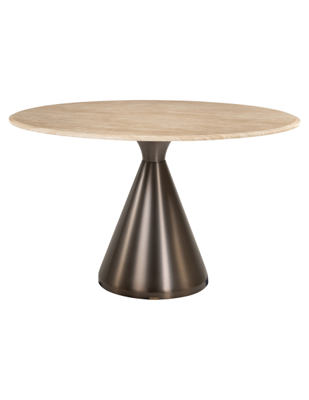 Montgommery beige dining table 130Ø