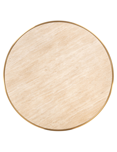 Bistrotafel Brazza beige 80Ø
