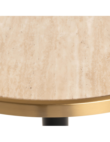 Mesa de bistrô Brazza bege 80Ø