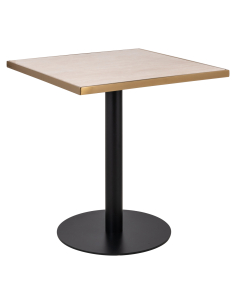 Table bistro Brazza beige 70x70