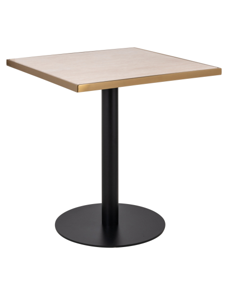 Table bistro Brazza beige 70x70