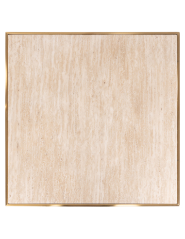 Bistrotafel Brazza beige 70x70