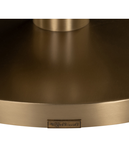 Bistrotafel zwart/goud 75Ø WITLOX | Decoratie Loft Attitude