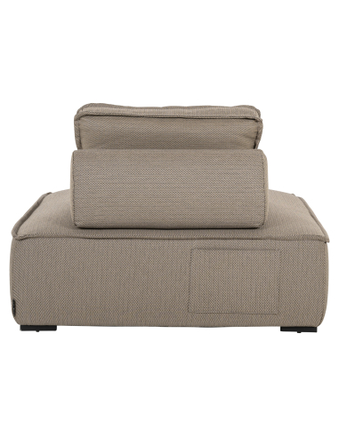 Espreguiçadeira de exterior taupe JONDAL | Loft Attitude