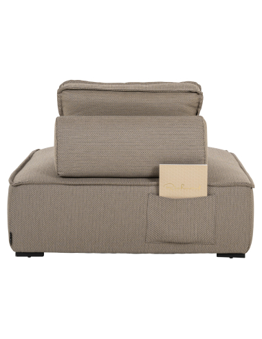 Taupe outdoor lounge chair JONDAL | Loft Attitude