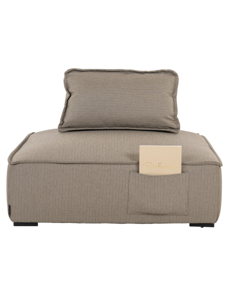 Taupe outdoor lounge chair JONDAL | Loft Attitude