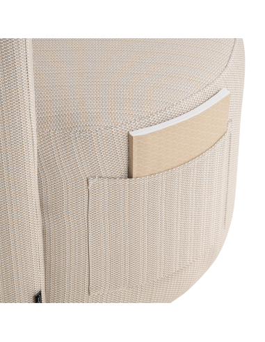 Silla de comedor exterior beige MARLIN