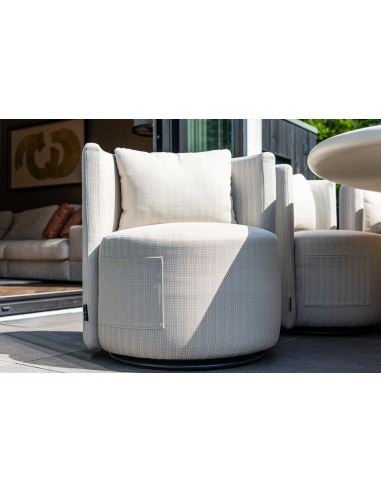 Beige outdoor dining chair MARLIN