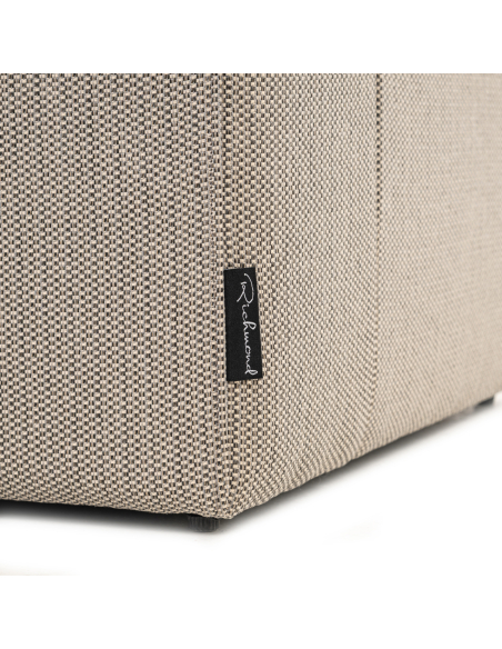 Riva taupe outdoor dining chair