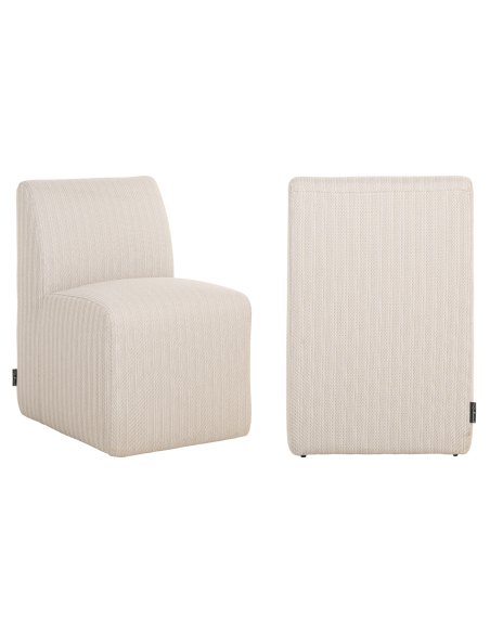 Outdoor-Esszimmerstuhl Riva beige