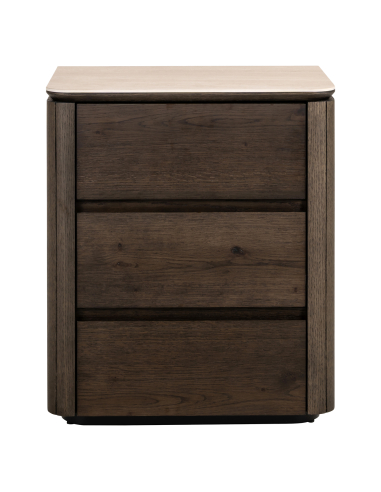 Brown bedside table RITZ | Furniture Loft Attitude