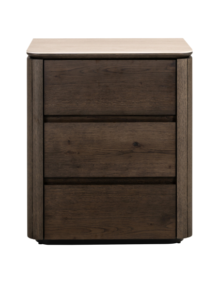 Brown bedside table RITZ | Furniture Loft Attitude