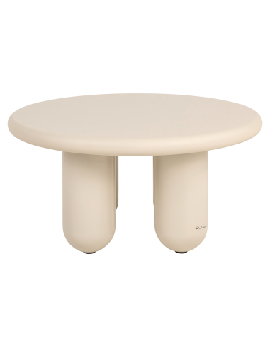 Mesa de centro Calma bege 80Ø