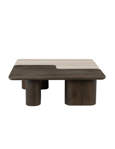 Set aus 2 Couchtischen braun NANDO | Deko Loft Attitude
