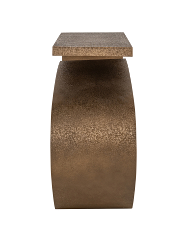 Consola dorada cepillada ALHAMBRA | Mobiliario Loft Attitude