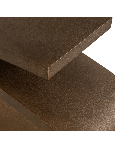 Consola dorada cepillada ALHAMBRA | Mobiliario Loft Attitude