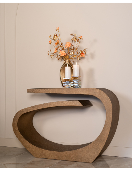 Brushed gold console table ALHAMBRA | Furniture Loft Attitude
