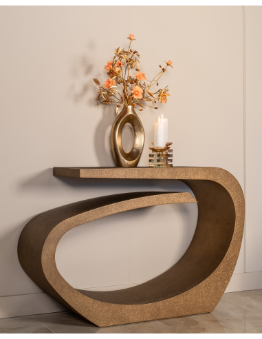 Brushed gold console table ALHAMBRA | Furniture Loft Attitude