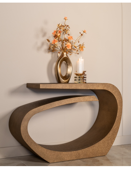 Brushed gold console table ALHAMBRA | Furniture Loft Attitude