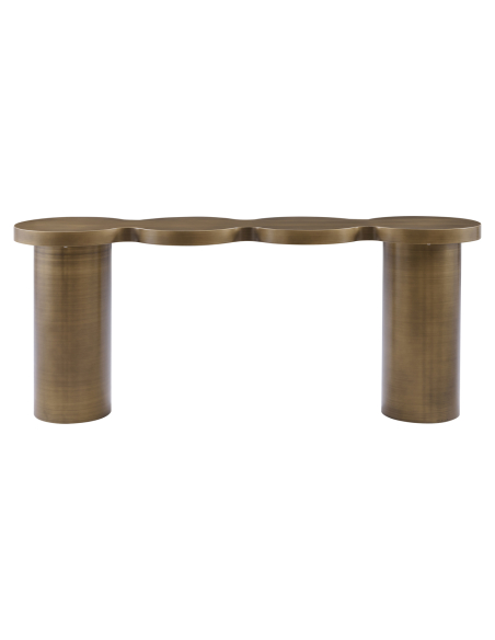 Brushed gold console table BUBBA | Furniture Loft Attitude